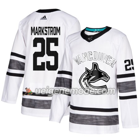 Herren Eishockey Vancouver Canucks Trikot Jacob Markstrom 25 2019 All-Star Adidas Weiß Authentic